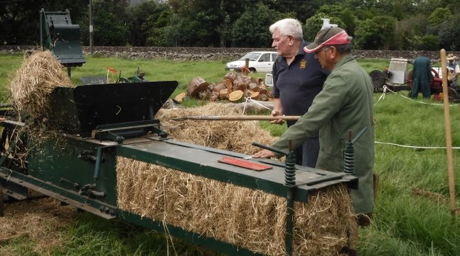 Stationary Hay Baler